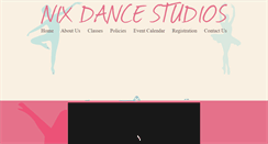 Desktop Screenshot of nixdancestudios.com