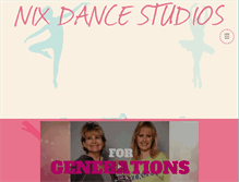 Tablet Screenshot of nixdancestudios.com